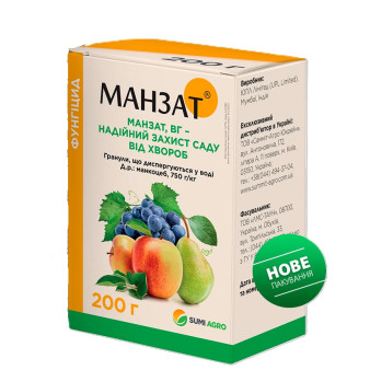 Манзат, контактний фунгіцид, 200 г, SumiAgro Манзат, контактний фунгіцид, 200 г, SumiAgro