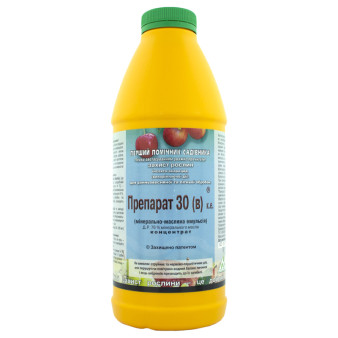 Препарат 30В к.е., 900 мл, інсектоакарицид (концентрат, минерально-масляная эмульсия), Агропромника Препарат 30В к.е., 900 мл, інсектоакарицид (концентрат, минерально-масляная эмульсия), Агропромника