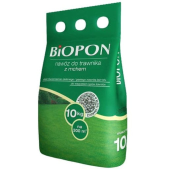 Biopon (Биопон), удобрение для газонов против мха, 10 кг Biopon (Биопон), удобрение для газонов против мха, 10 кг