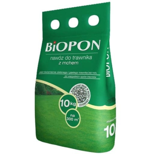 Biopon (Биопон), удобрение для газонов против мха, 10 кг