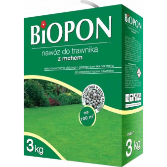 Biopon (Біопон), добриво для газонів проти моху, 3 кг Biopon (Біопон), добриво для газонів проти моху, 3 кг